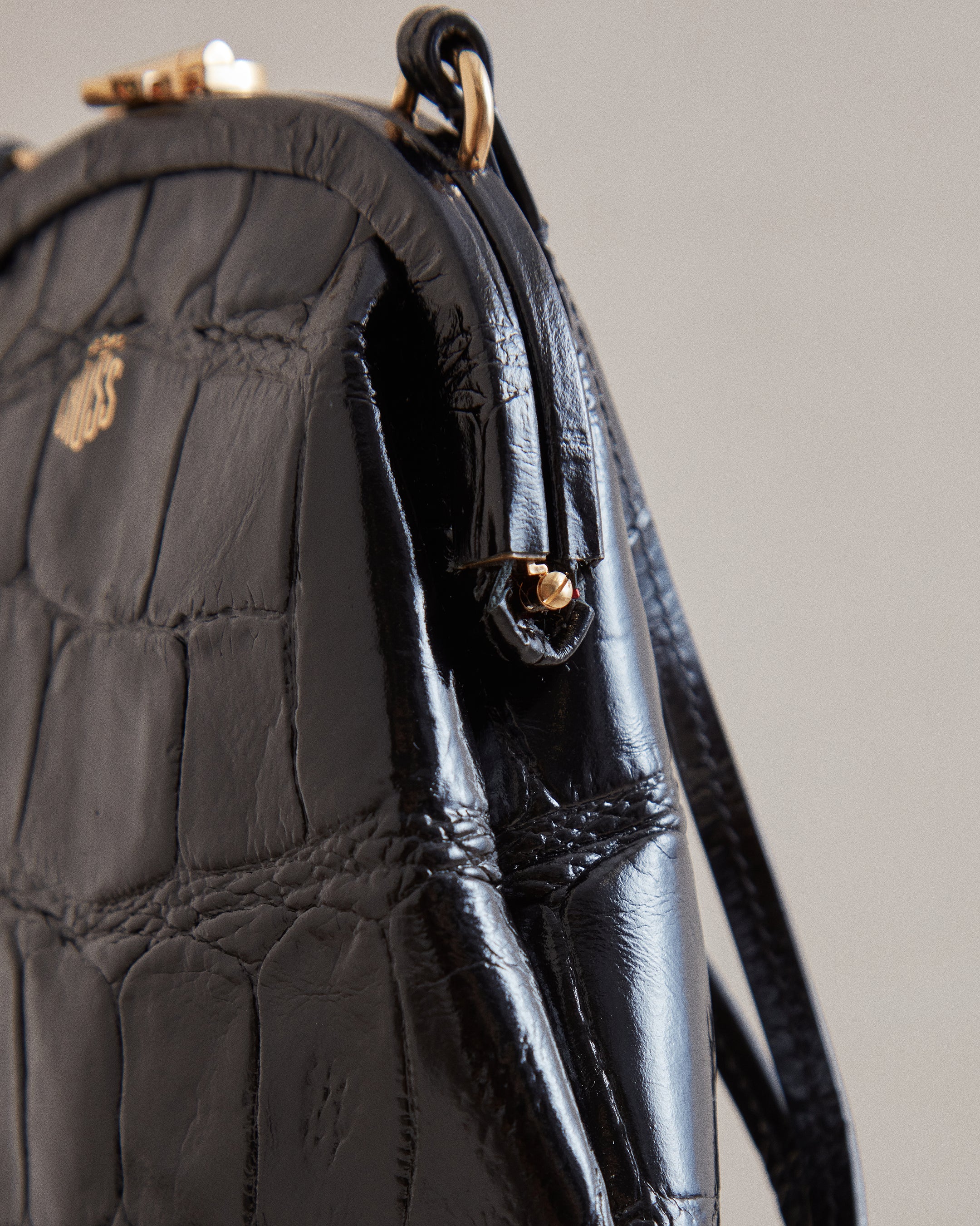 Dooney & Bourke Vintage Mock Croc Brown Leather Embossed Tote Purse - Etsy